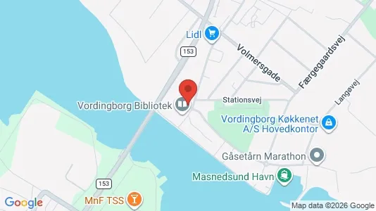 Apartments for rent i Vordingborg - kort over placeringen
