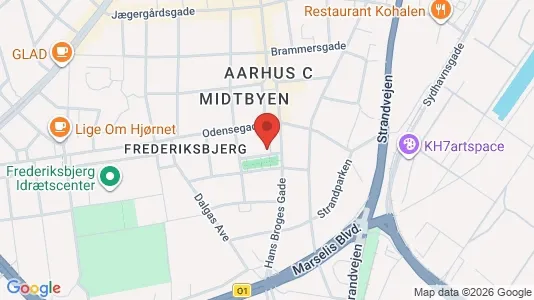 Apartments for rent i Aarhus C - kort over placeringen