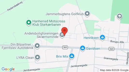 Apartments for rent i Fjerritslev - kort over placeringen