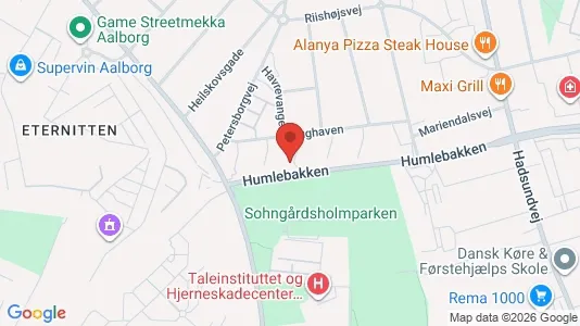 Apartments for rent i Aalborg Center - kort over placeringen