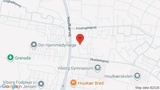 Apartments for rent i Viborg - kort over placeringen
