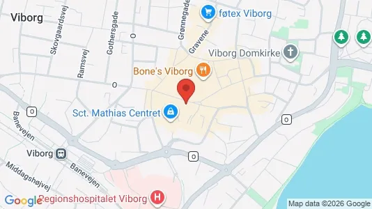 Apartments for rent i Viborg - kort over placeringen