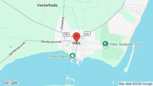 Apartments for rent i Hals - kort over placeringen