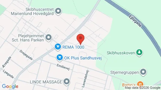 Apartments for rent i Odense C - kort over placeringen