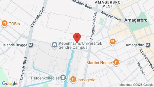 Apartments for rent i Copenhagen S - kort over placeringen