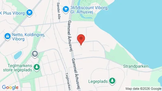 Apartments for rent i Viborg - kort over placeringen