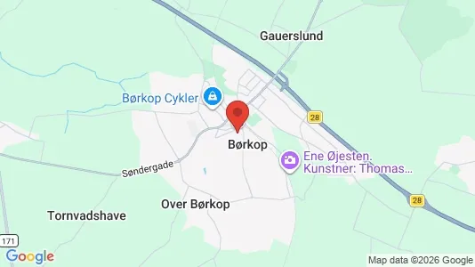 Apartments for rent i Børkop - kort over placeringen