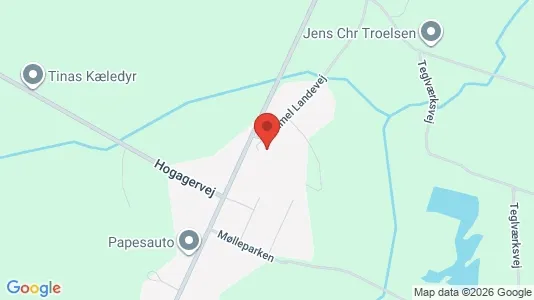 Apartments for rent i Haderup - kort over placeringen