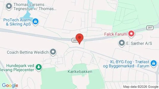 Apartments for rent i Farum - kort over placeringen