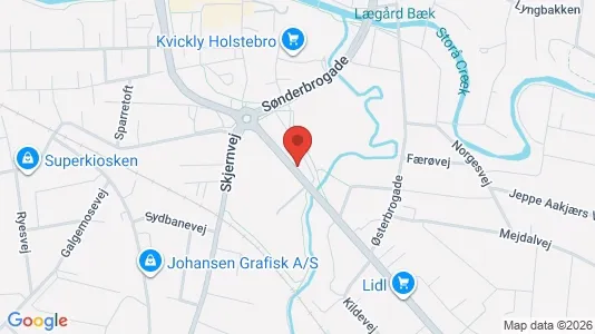 Apartments for rent i Holstebro - kort over placeringen