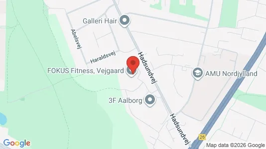 Rooms for rent i Aalborg Center - kort over placeringen