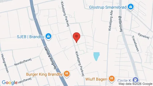 Apartments for rent i Brøndby - kort over placeringen