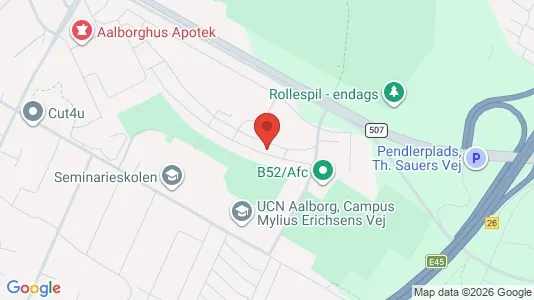 Apartments for rent i Aalborg SØ - kort over placeringen