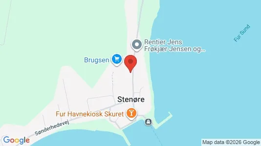 Apartments for rent i Fur - kort over placeringen