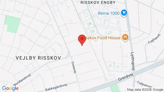Apartments for rent i Risskov - kort over placeringen