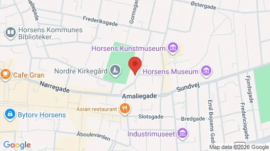 Apartments for rent i Horsens - kort over placeringen