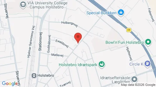 Apartments for rent i Holstebro - kort over placeringen