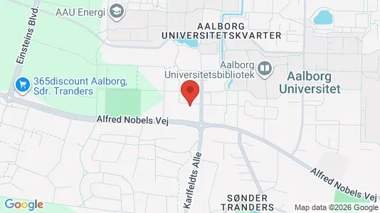 Apartments for rent i Aalborg Øst - kort over placeringen