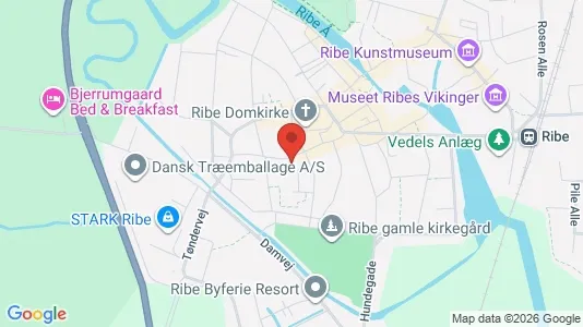 Apartments for rent i Ribe - kort over placeringen