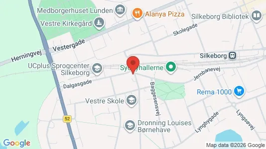 Apartments for rent i Silkeborg - kort over placeringen