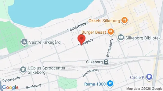 Apartments for rent i Silkeborg - kort over placeringen