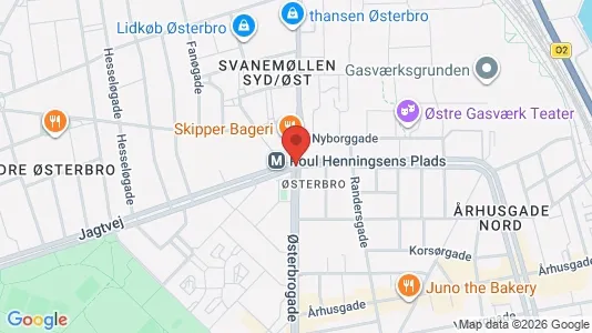 Rooms for rent in Østerbro - Photo from Google Street View