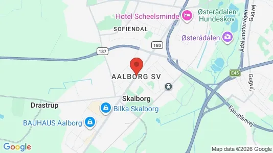 Apartments for rent i Aalborg SV - kort over placeringen