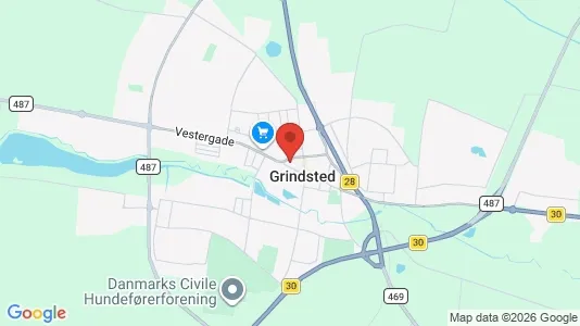 Houses for rent i Grindsted - kort over placeringen