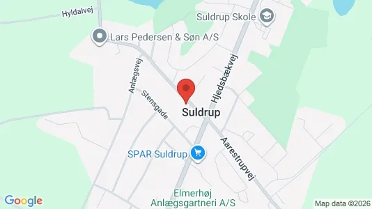 Apartments for rent i Suldrup - kort over placeringen