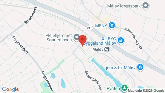 Apartments for rent i Måløv - kort over placeringen