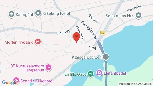 Apartments for rent i Silkeborg - kort over placeringen