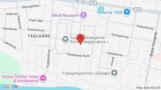 Apartments for rent i Middelfart - kort over placeringen
