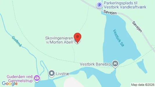 Apartments for rent i Østbirk - kort over placeringen
