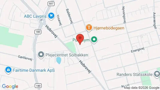 Apartments for rent i Randers NV - kort over placeringen