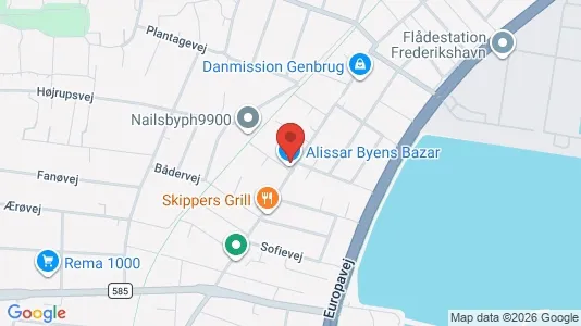 Apartments for rent i Frederikshavn - kort over placeringen