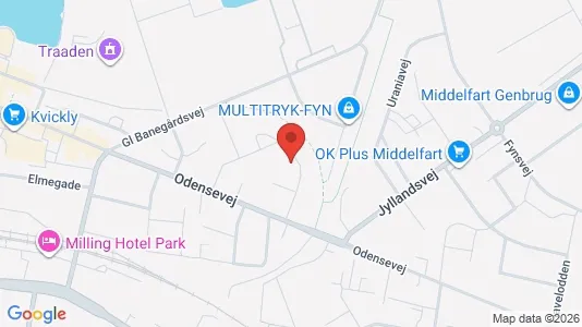 Apartments for rent i Middelfart - kort over placeringen