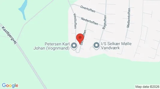 Apartments for rent i Glesborg - kort over placeringen