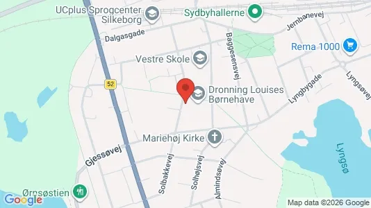 Apartments for rent i Silkeborg - kort over placeringen