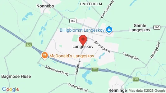Apartments for rent i Langeskov - kort over placeringen