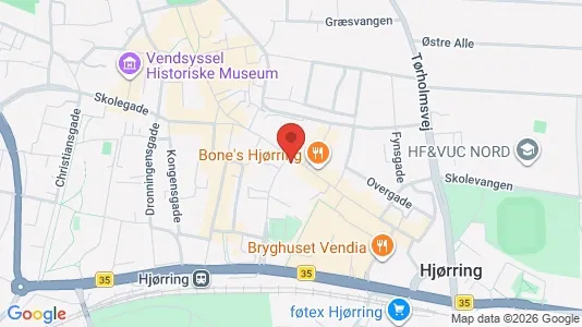 Apartments for rent i Hjørring - kort over placeringen
