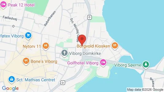 Apartments for rent i Viborg - kort over placeringen