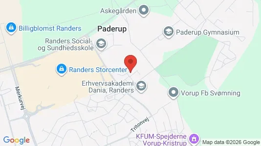 Apartments for rent i Randers SØ - kort over placeringen