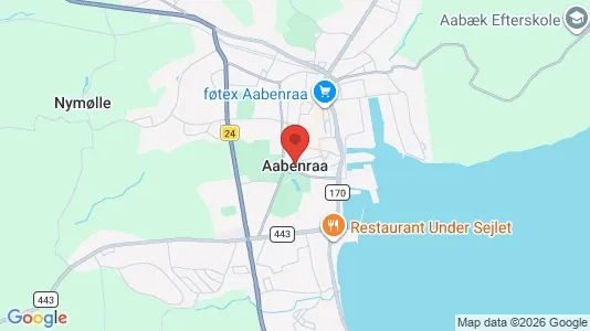Houses for rent i Aabenraa - kort over placeringen