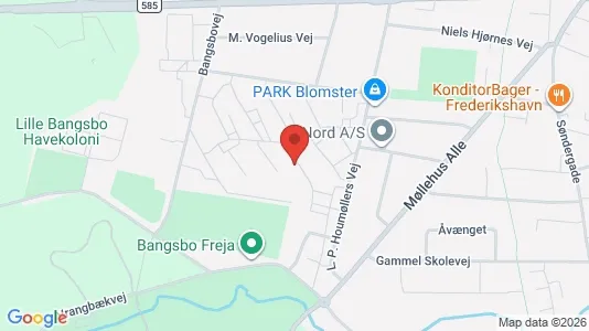 Apartments for rent i Frederikshavn - kort over placeringen