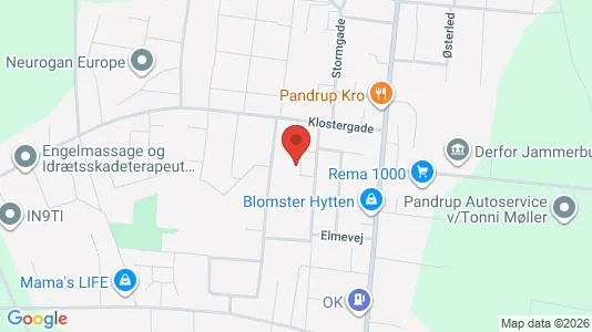 Apartments for rent i Pandrup - kort over placeringen