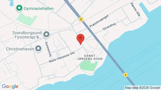 Apartments for rent i Svendborg - kort over placeringen