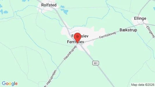 Apartments for rent i Ferritslev Fyn - kort over placeringen