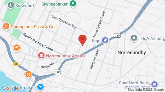 Apartments for rent i Nørresundby - kort over placeringen