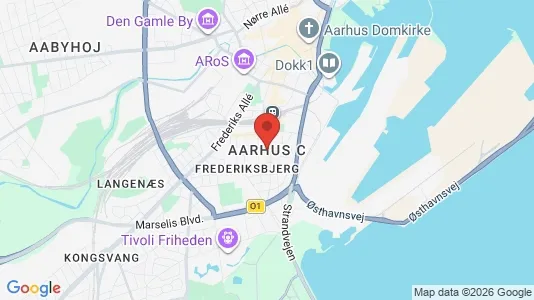 Apartments for rent i Aarhus C - kort over placeringen