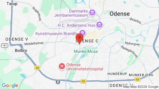 Rooms for rent i Vesterbro - kort over placeringen